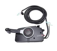 Naroote Caja de Control Remoto Fueraborda Lateral, Caja de Control del Motor a Prueba de Calor, de de ángulos Ajustables con Palancas de Resistentes, Ideal para Motores Fueraborda 67200 99E56, 67200