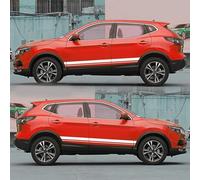 Naroote Calcomanía Universal a Rayas para Coche, Pegatina Gráfica Automotriz Resistente Al Agua y Duradera para Todo Tipo de Vehículos (WHITE)