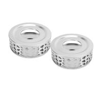 Naroote Calentador de Tetera de Acero Inoxidable, 5.9 Pulgadas de Diámetro | Acabado cepillado duradero, Diseño de ajuste universal, Flujo de aire eficiente, Versátil para varios recipientes