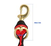 Naroote Calteros de Cuerda para Caballos, Cabestro para Caballos Cabestro de Entrenamiento de Cuerda con Perno Gatillo Halter de y de Plomo para (3.0M)