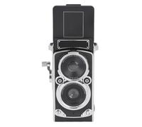 Naroote Cámara de Enfoque Automático, Cámara Digital en Miniatura Vintage Estilo TLR Integrado en Tarjeta de Memoria Portátil para Vlogging (128GB)