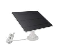 Naroote Cámara de Seguridad Cargador de Panel Solar Monocristalino para Reolink Blink Fan Linterna Panel Solar de 12W para Timbre Cargador de para Exteriores