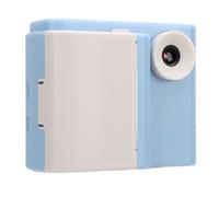 Naroote Cámara para la Impresora Infantil, IPS de 2.8 Pulgadas 3 Rodillos de Pantalla de la Impresión HD de Lente Doble 32 G de Memoria para Almacenamiento de Fotos (Blue)
