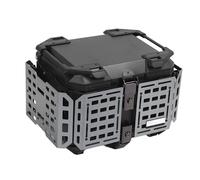 Naroote Carcasa de Motocicletas, Caja de Motocicleta Impermeable a Las Luchas contra el Fuego 45L para Equipaje (Color Negro ti)