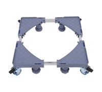 Naroote Carro de Aplicación Ajustable para Refrigerador Lavadora, 41 a 64 | Capacidad de carga de 180 kg, de 9 a 12 cm, base rodante de 360 grados para secadoras
