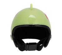 Naroote Casco de Pollo Divertido, Casco de Seguridad para Mascotas Ajustables Al de de Loro Divertido para Pollos para Mascotas y Decoración del Hogar (Amor Verde)