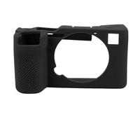 Naroote Case de Cámara Protectora, Cubierta de Cámara de Silicona, Efecto Decorativo, Ajuste para el Modelo A7CII A7CR (Black)
