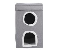 Naroote Cat House, 2 -Historia Universal Simplemente para el Ensamblaje Big Capacidad Bed Cat para la Carga (Grey)