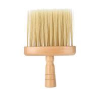 Naroote Cepillo de Peluquero para Corte de Cabello, Herramienta de Limpieza de Cabello de Madera Duradera para Salón y Uso Doméstico | Cepillo de Nailon para una Eliminación Eficiente del Vello