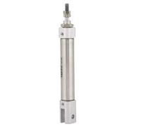 Naroote Cilindro Neumático CDJ2D16-50B Cilindro de Aire de Acero Inoxidable de Doble Efecto 16 Mm de Diámetro 50 Mm de para Aplicaciones Industriales