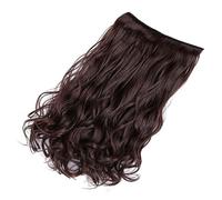 Naroote Clamp/Holder de Extensión de Cabello Sintético Mate Rizado con Clips de PP Firmes para una Apariencia Hermosa, Ideal para Eventos de Mujeres, Extensión de Postizo Resistente Al Calor de 23,6