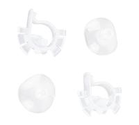 Naroote Clamp/Holder de Tubería de Agua y Aire, Soporte de Manguera de Plástico Duradero para Pecera, Accesorios de Acuario, 2 Clips de Fijación, 2 Ventosas