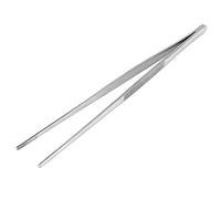 Naroote Clip para Barbacoa de Acero Inoxidable de 11,9 Pulgadas a Prueba | Cabezal Dentado, Acero Inoxidable, Buffet de Cocina, Pinzas para Alimentos, Compatibilidad con Pan de Filete de Carne,