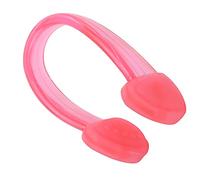 Naroote Clip para la Nariz para Surfear, Gel de Sílice Suave, Tapones para la Nariz Impermeables para Principiantes y Nadadores, Silicona + PC (Rosa roja) (Rosa roja) ()