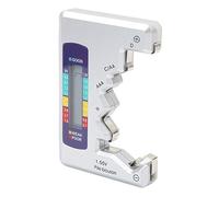 Naroote Comprobador de Capacidad de Batería Digital con Pantalla LCD Transparente para Medición de Fuente de Alimentación de Litio C/D/9V/AA/AAA