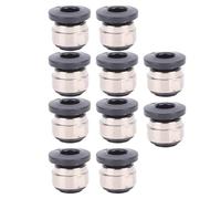 Naroote Conector Neumático para Impresora 3D de 10 Piezas, Conector de Entrada de Filamento de Acero Inoxidable con Diseño de Empuje para Conectar, Ideal para X1 X1E P1P P1S