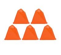 Naroote Conos de Fútbol, Conos Deportivos Portátiles 5 Piezas Conos de Entrenamiento de Barrera de Fútbol de Plástico Conos de Disco Marcador de Patín para Línea Lateral, Marcado de Límites,