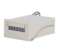 Naroote Contador Electromagnético, Modelo CSK6-NKW 0-999999 DC24V Contador de Pulsos Totalizador Industrial con Pantalla Digital, Mecánico Industrial, Ideal para Textiles
