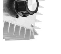 Naroote Control de Velocidad del Motor Tiristor Controlador de Potencia Ajustable para Temperatura, 5000 W CA 220 V, Carcasa de Aluminio para Uso Doméstico