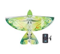 Naroote Control Remoto Flying Bird RC Bird Toy 2,4 GHz LED Alas Batientes con Material EPP para Interiores y Exteriores Niños Adultos (Green)