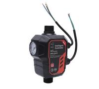 Naroote Controlador de Bomba de Agua Inteligente de 10 Bar, Interruptor de Control de Presión Ajustable con Entrada y Salida de 1 Pulgada y 100-240 V 50/60 HZ, Negro