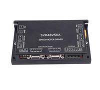 Naroote Controlador de Motor sin Escobillas de Alta Potencia, Controlador de 1 para 2 Unidades, de Codificador de Soporte con Cable de Conexión para Control de Pasillo con Sensor de Línea de Fase