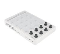 Naroote Controlador Inalámbrico de Almohadilla de Batería MIDI con 16 Almohadillas Retroiluminadas RGB, Tecla de Nivel Completo para Producción de Música de Estudio, Material ABS