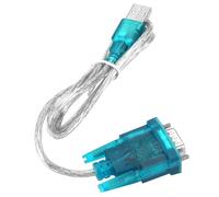 Naroote Convertidor Adaptador de Cable de Programación de PLC Serie USB a RS232 Transmisión Rápida de Señal para Uso en Exteriores Hecho de Material Plástico Seguro 100% Nuevo para Programadores e