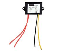 Naroote Convertidor de Fuente de Alimentación AC24V-DC12V Regulador Compacto a Prueba de Agua para Protección contra Sobrecorriente de Audio del Automóvil para Pantalla LED del Motor (1 Paquete)