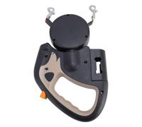 Naroote Correa Extensible de 2 Perros, Correa de Perro Retráctil Automático Resistente Al Estiramiento de Longitud Ajustable para Al Aire Libre (Caqui)