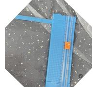 Naroote Cortador de Papel, Recortador de Papel para álbumes de Recortes con Escala Transparente y Corte de Acero Al Carbono para Fotos, Calcomanías, Etiquetas y Cartulina, Ideal para Manualidades