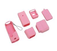 Naroote Cubierta de Silicona para Cámara de Bolsillo, Cubierta Protectora Anti -Slip a Prueba de Polvo para Cámara de Bolsillo, de la Pantalla de de Lente para Accesorio (Rosado)