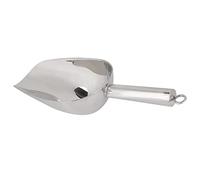 Naroote Cuchara para Helado, Pala para Hielo de Cocina para Máquina de Hielo, Cucharas para de Acero Inoxidable con Pala de Metal, Ideal para Bar, Fiesta, Boda y Comida para Perros, Plata (12 onzas)