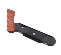 Naroote de Cámara en Forma de L, Agarre Ergonómico de Madera de Palisandro con Base de Aleación de Aluminio, Ideal para Montaje en Trípode de Cámara FM2 (Black)