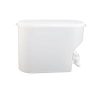 Naroote Dispensador de Bebidas de 3.5L con Grifo Sellado | Fácil de verter, Material PP, Conservación de la frescura, Diseño estrecho, Tapa de boca grande