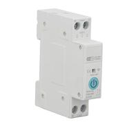 Naroote Disyuntor Inteligente, 1P 63A 90-300V PVC Disyuntor Inteligente con Medición de Potencia, con Interruptor de relé Temporizador de Instalación en Riel Din, Ideal para Automatización del Hogar