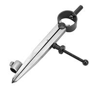 Naroote Divisor de Ala Divisor de Dibujo de Acero Al Carbono, Brújula de Dibujo Herramienta Giratoria para Manualidades Pinza de Resorte Línea Divisoria Herramienta de Medición con Lápiz Dispositivo