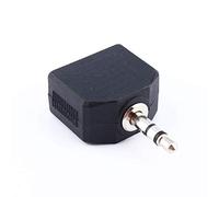 Naroote Divisor de de 1 a 2 Conector de Auriculares Dual de para Compartir Música Divisor de Adaptador Doble para MP3, Teléfonos Inteligentes, Computadoras Portátiles para Parejas/Amigos