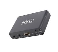 Naroote EARC ARC Extractor de Sonido, Interfaz Multimedia HD Adaptador de Salida óptica de 3,5 Mm con Control de Volumen, Extractor de, Ideal para Amplificador de Altavoz HDTV