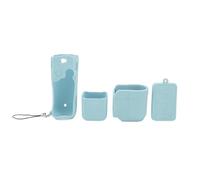 Naroote El Estuche Suave de la Cámara Protectora de Silicona, El Estuche de la Cámaras para la Bolsa 3, la Huella Digital de Archivos Afilados Precisos (Blue)