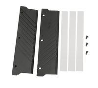 Naroote Enfriador de Memoria RAM, Disipador Térmico Eficiente de Aleación de Aluminio para Módulo DDR5, de Refrigeración por Agua para Computadora (BLACK)