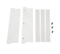 Naroote Enfriador de Memoria RAM, Disipador Térmico Eficiente de Aleación de Aluminio para Módulo DDR5, de Refrigeración por Agua para Computadora (WHITE)