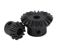 Naroote Engranaje Extractor de Apicultura, Accesorio de Acero Duradero para Extracción de Miel, 2 uds., Negro, 2,5x2,2cm y 5x2,5cm