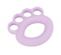 Naroote Entrenador de Fuerza de los Dedos Ejercitador de Agarre Manual de Silicona Suave para Niños Adultos, Entrenador de Agarre para Guitarrista Pianista, Material: Silicona (PURPLE)