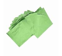 Naroote Envoltorios de Papel de Aluminio para Chocolate y Dulces, Multicolor, Duraderos, Respetuosos con el Medio Ambiente, 3 "x 3", 100 Unids/lote para Hacer Dulces (GREEN)