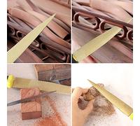 Naroote Escofina de Madera, Lima Dorada, Herramienta Duradera para Trabajar la Madera para Proyectos de Bricolaje y Tallado, 6 Pulgadas, 8 Pulgadas, 10 (Lima dorada 10 + bolsa de embalaje)