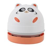 Naroote Escritorio Aspiradora Mini, Escritorio Vacío Mini de Vacío Aspirador de Limpiador Polvo (Mapache)