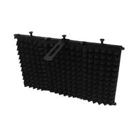 Naroote Escudo de Aislamiento de Micrófono de Grabación de Estudio Plegable, Sonido Más Claro que Absorbe el Sonido para Estudio de Grabación Móvil Portátil, Material ABS/EVA