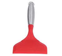 Naroote Espátula para Freír de Boca Ancha, Herramienta de Cocina de Acero Inoxidable para Cocina Casera, 11,6 X 26,5 Cm (Roja (304)