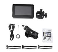 Naroote Espejo para Manillar de Bicicleta, Cámara de Visión Trasera 1080P AHD con Monitor HD de 5", Batería de 10000 MAh, Visión Nocturna, Gran Angular de 110 Grados, Rotación de 360 Grados IP68,